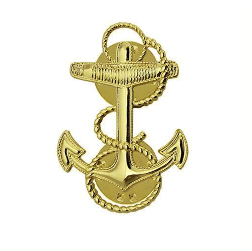 Vanguard NAVY CAP DEVICE: MIDSHIPMAN - MINIATURE SIZE
