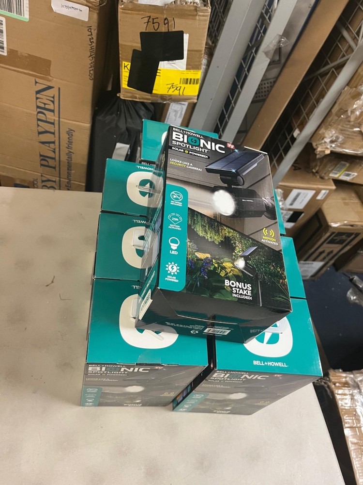 Bell & Howell Bionic Spotlight Solar Powered Security Spotlight