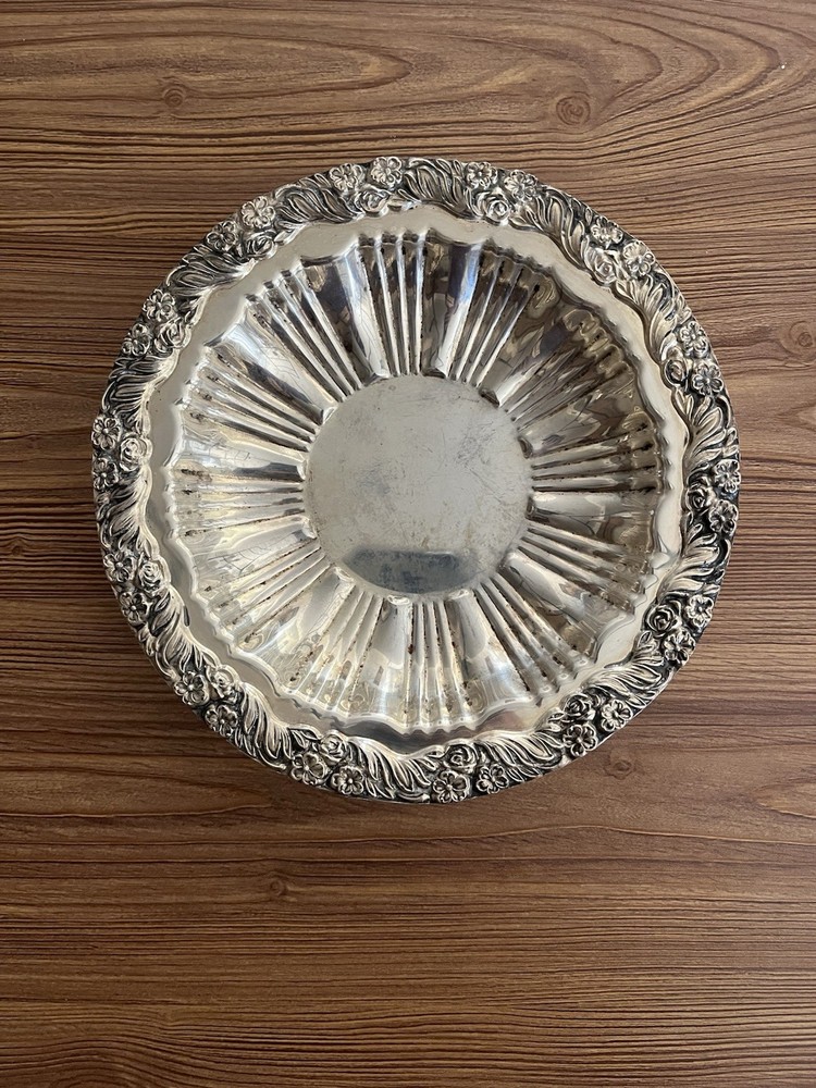 F.B. Rogers Silverplate Ornate Decorative Bowl