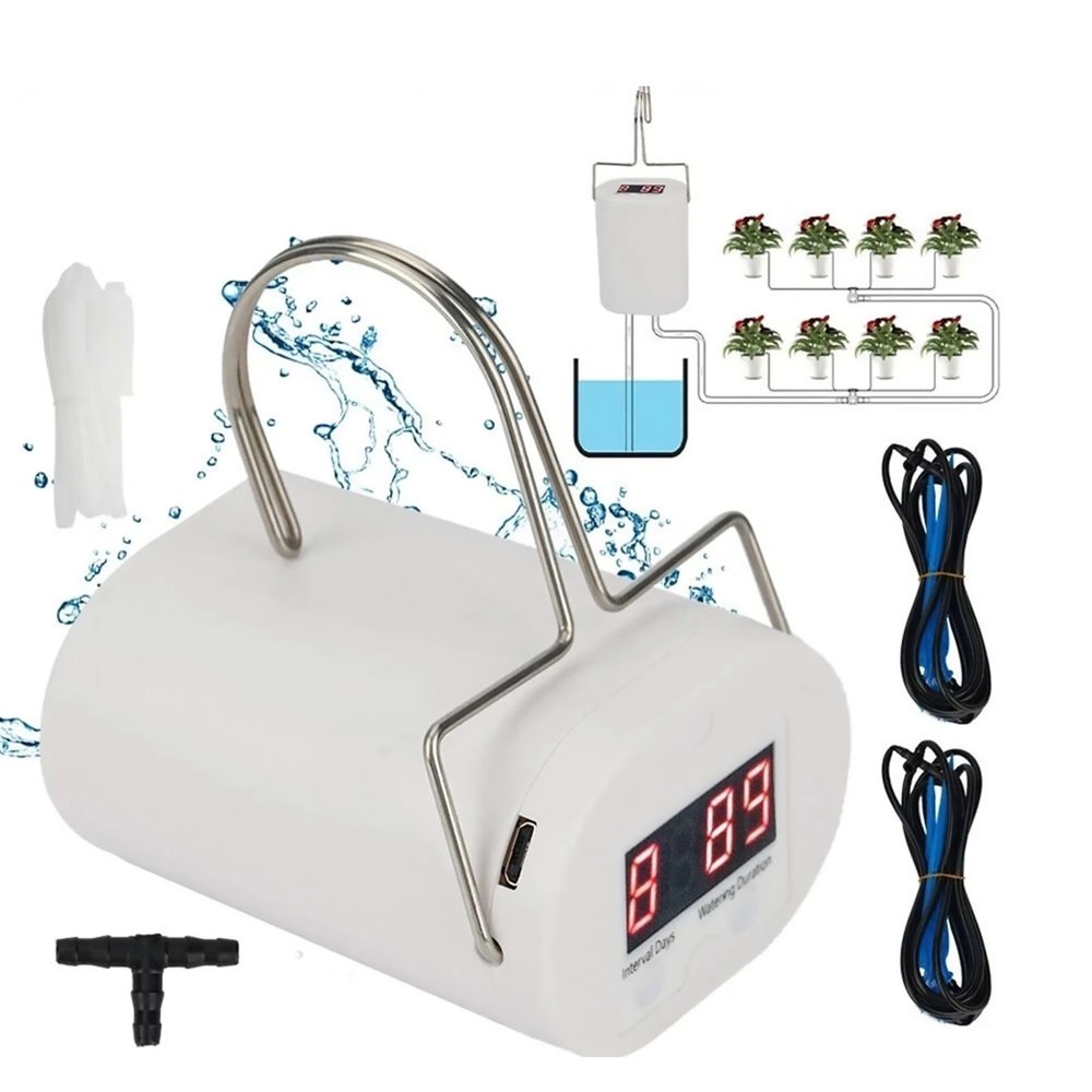 Auto Watering Device for Pots with Interval Timer 1-9 Days and Duration Setting