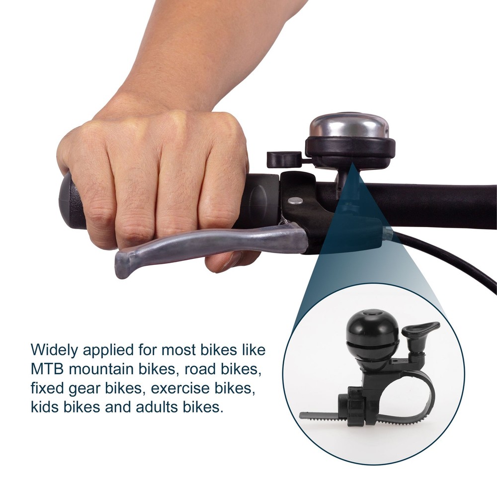MTB Mountain Bicycle Trigger Bell Retro Crisp Ringing Quick Release Design Black