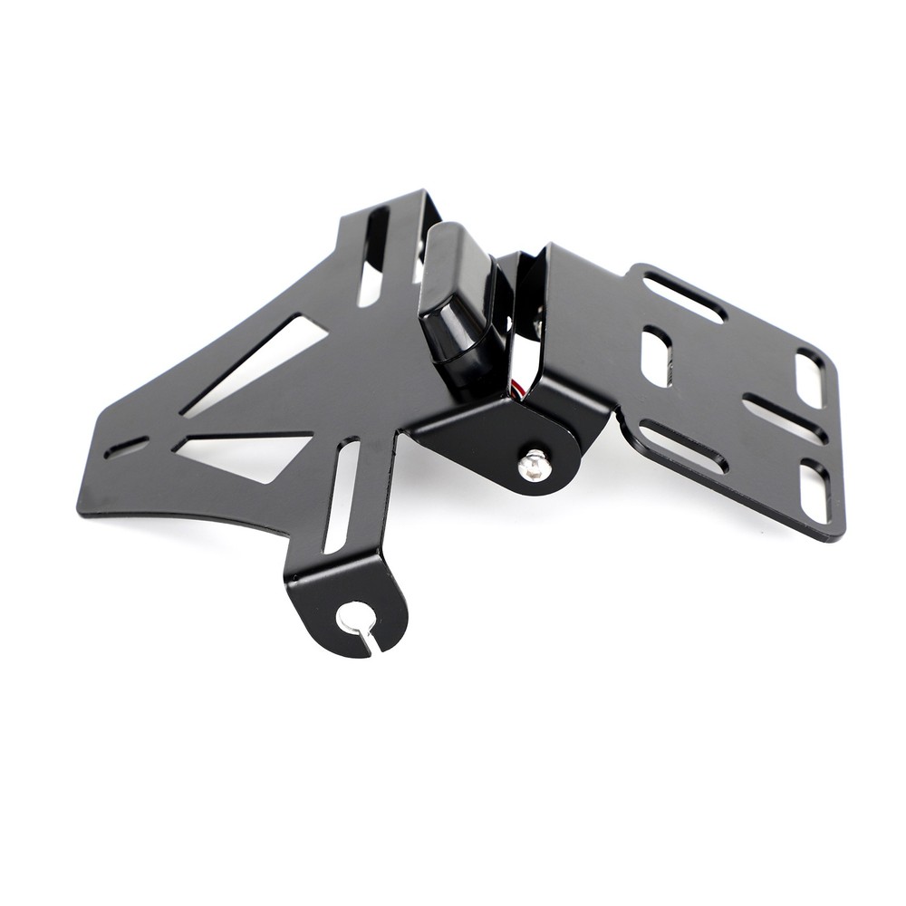 Motorcycle Adjustable Angle License Number Plate Frame Holder Bracket