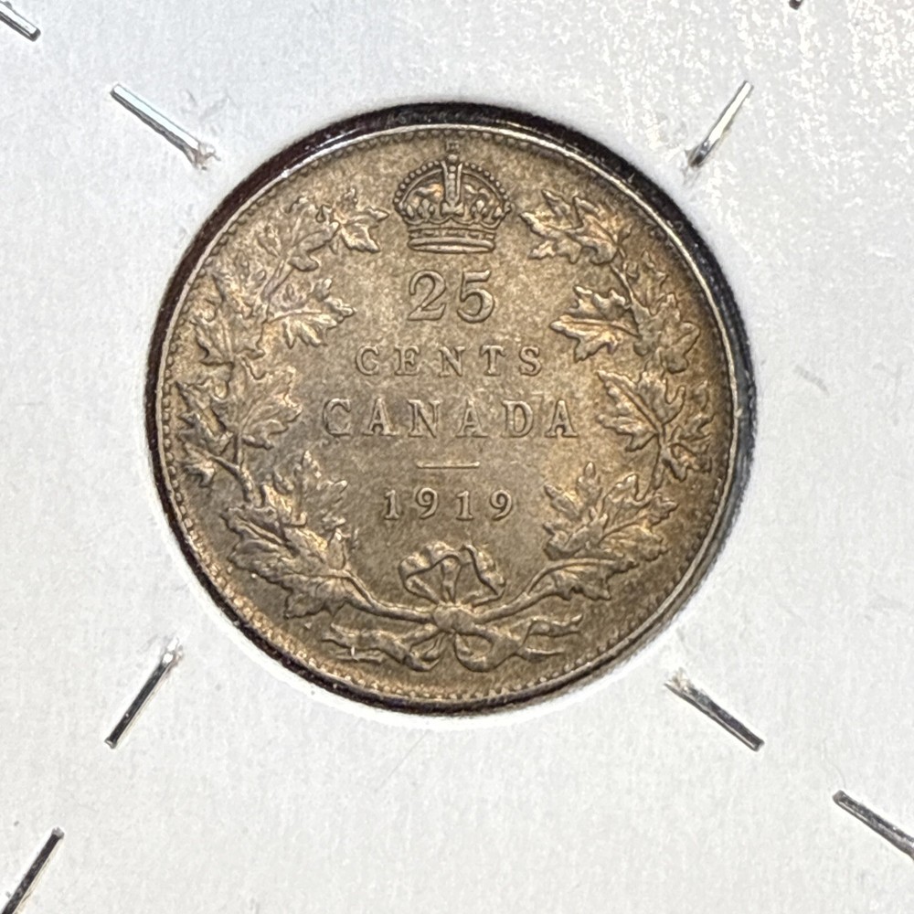 1919 Canada 25 Cents