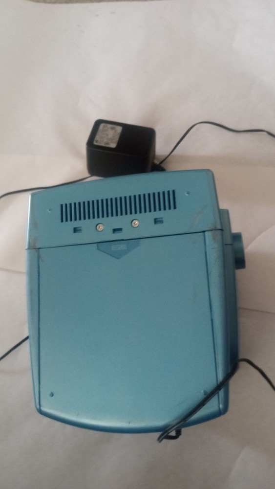 5" Black and White Portable TV Receiver Working