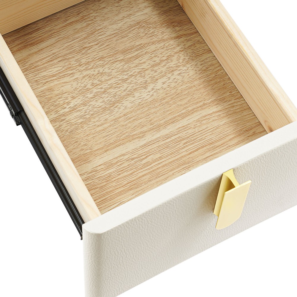 Narrow Bedside Table with Drawers, Bedside Table, Slim Bedside Table