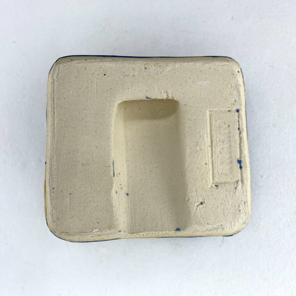 Evil Eye 2x2" Ceramic Art Tile by Gretchen Kramp