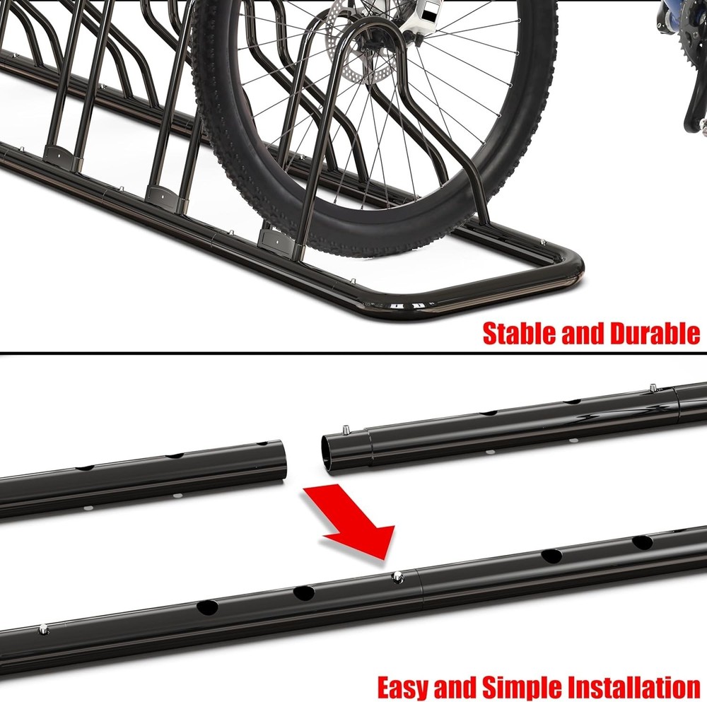 Adjustable Bike Storage Organizer - Black