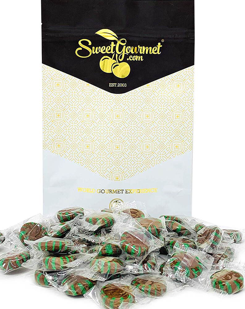 SweetGourmet Chocolate Starlight Mint | Bulk Wrapped Hard Candy |