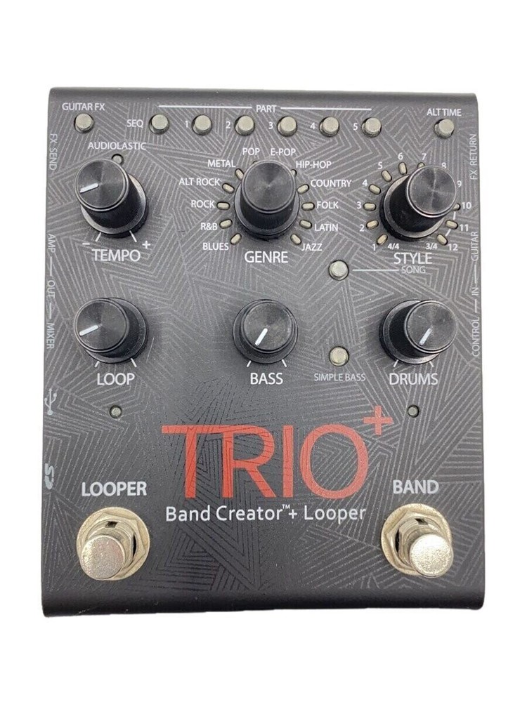 DigiTech TRIO Plus Band Creator + Looper pedal