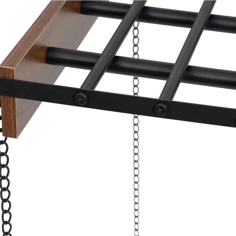 Hanging Pot Holder Pan Hanger Kitchen Rack Cookware Storage Shelf Organizer USA