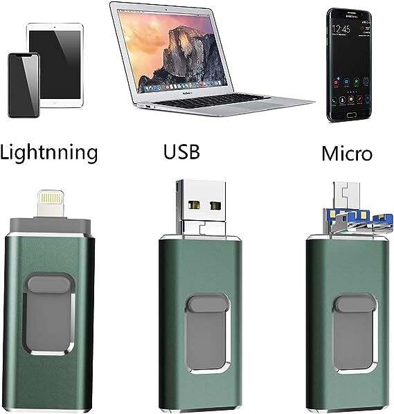LISHENFA USB Flash Drive Photo Stick 512GB