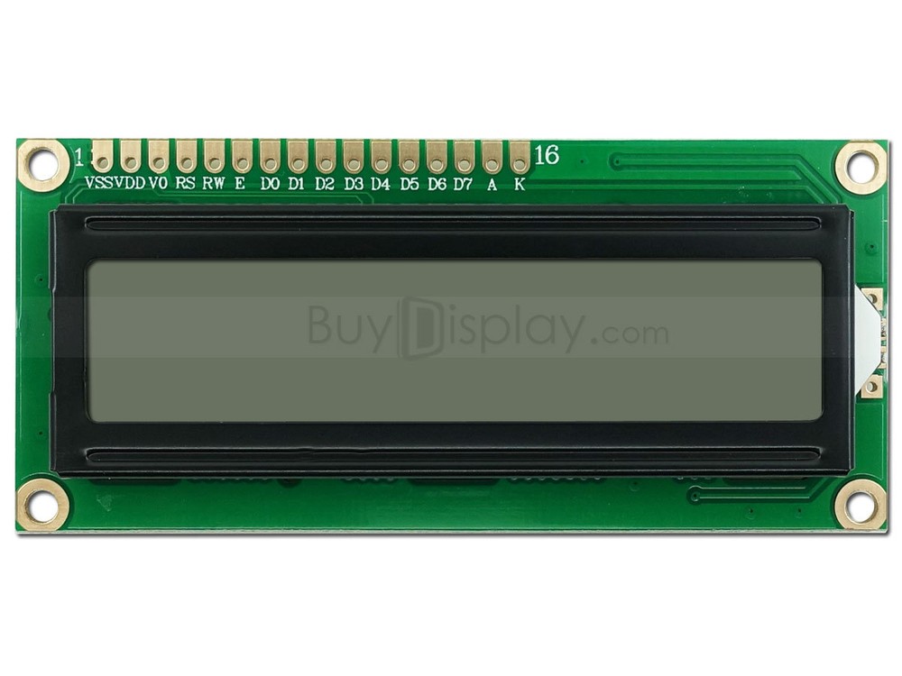 5V Wide Angle 16x2 Character LCD Module w/Tutorial,HD44780,Backlight for Arduino