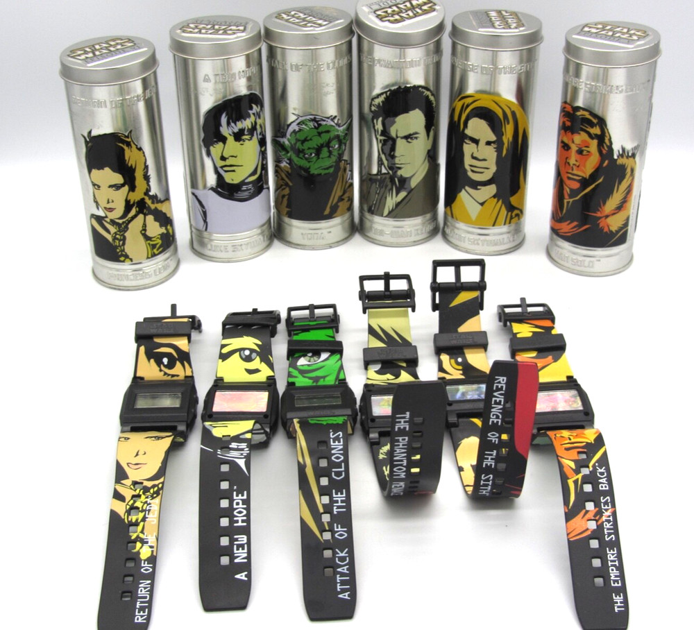 Star Wars Burger King 6 Watch Set