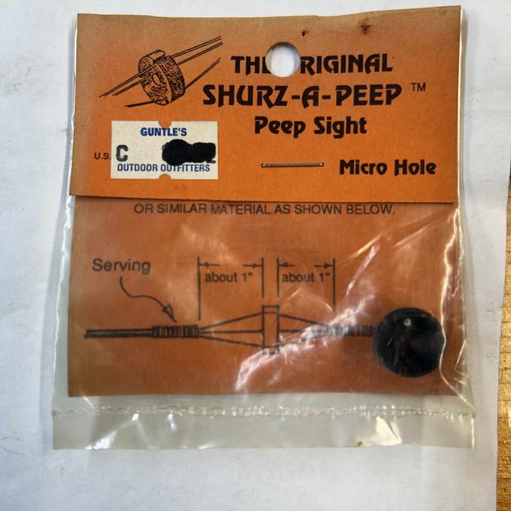 Shurz A Peep Bow String Peep Sight Micro Hole
