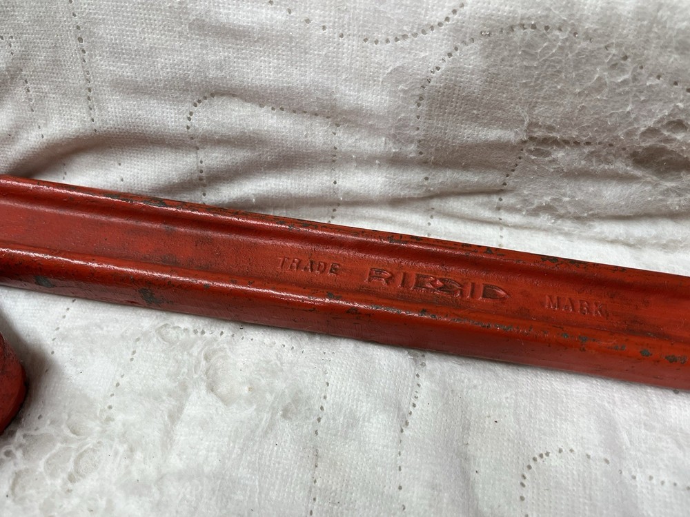 36” Rigid Compound Leverage “Super Four” Pipe Wrench EUC