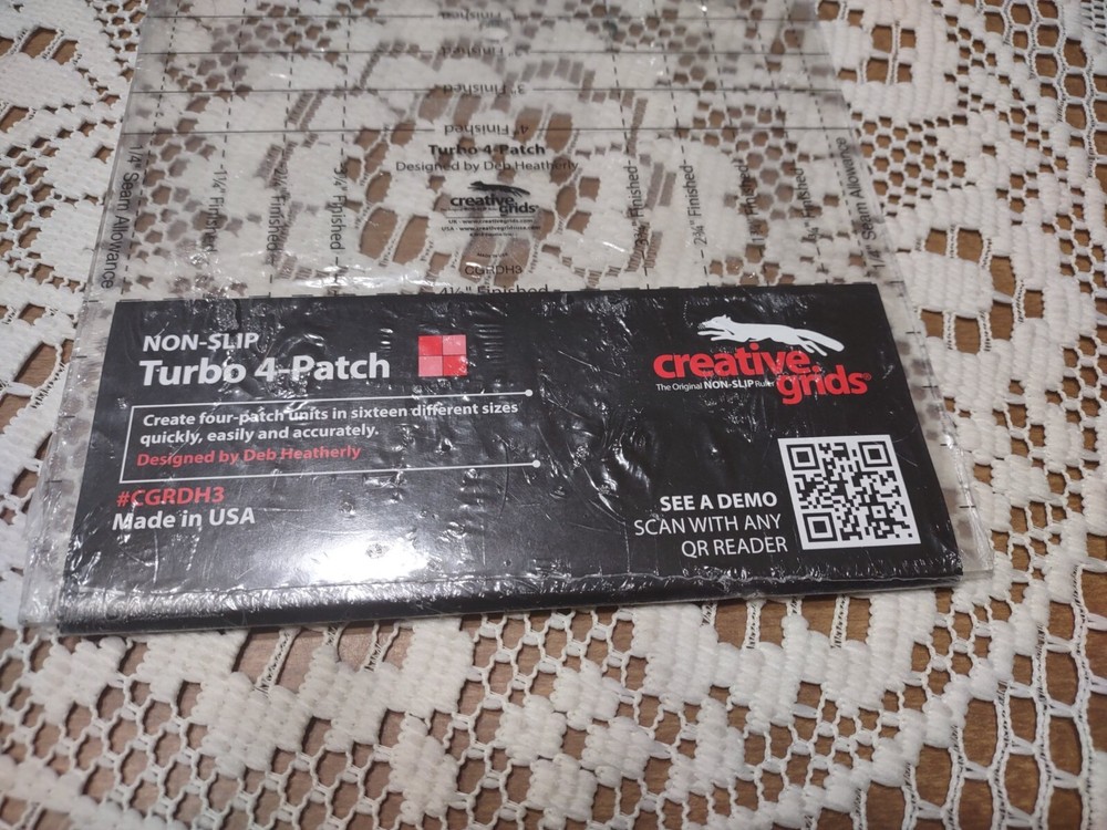 Creative Grids Turbo 4-Patch Template (CGRDH3) BRAND NEW