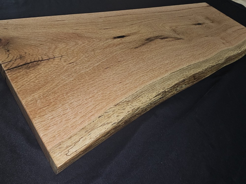 Live Edge Red Oak With Black Epoxy #RO12