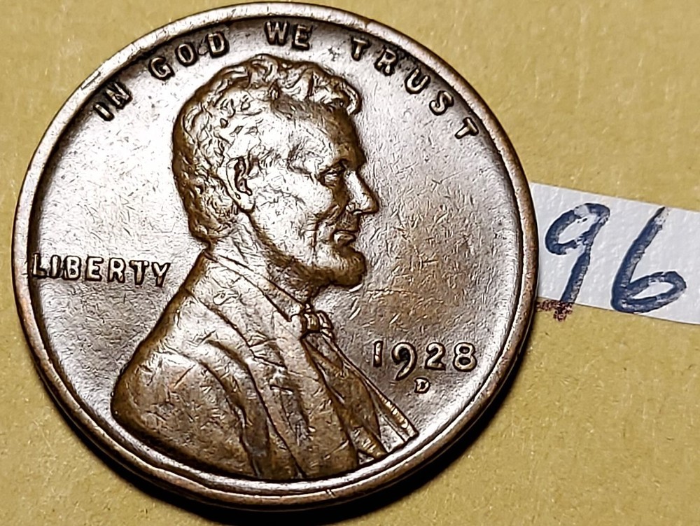 1928-D Lincoln Wheat Cent #96