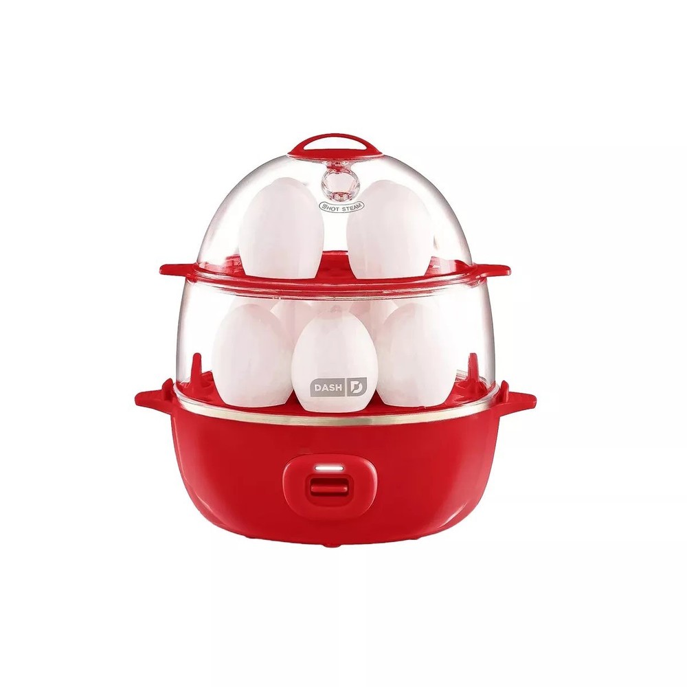 Dash Ultimate Deluxe Egg Cooker with Egg Bite Trays Amazing product - Red