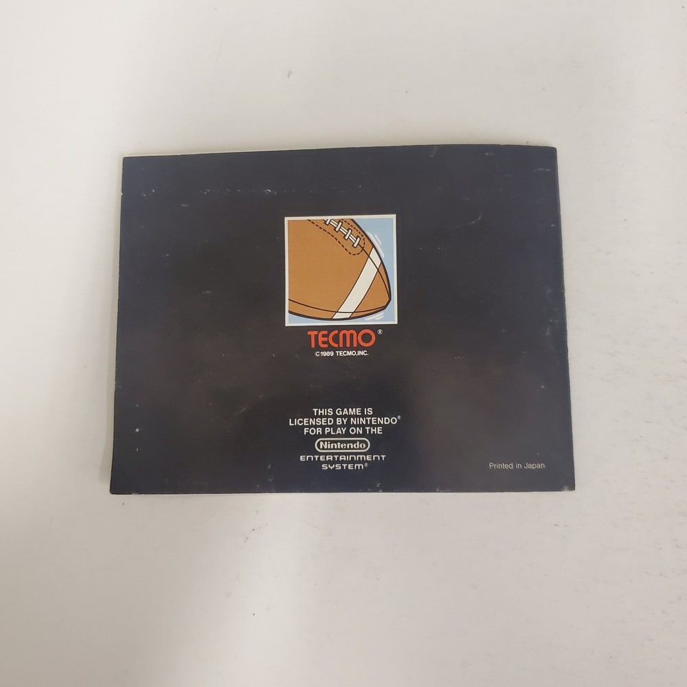Tecmo Bowl 1988 Nintendo NES Manual Only