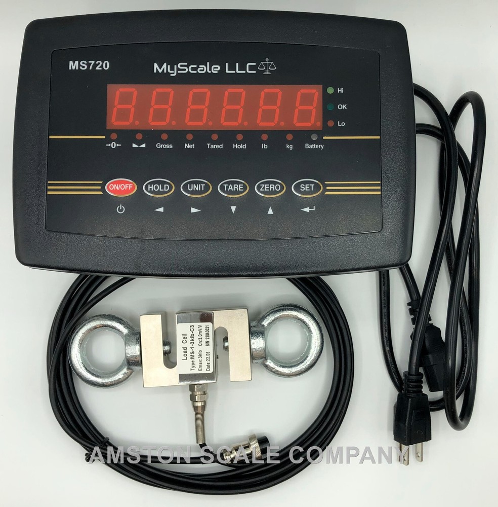 5000 LB S-TYPE LOAD CELL LED DISPLAY ARCHERY DRAW BOARD COMPOUND LONG BOW SCALE