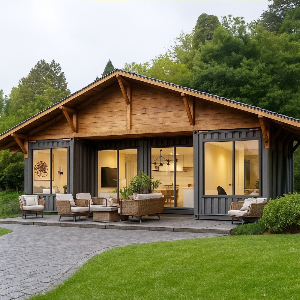 Container house plans - 2 bedrooms - 2 bathrooms - Digital PDF File