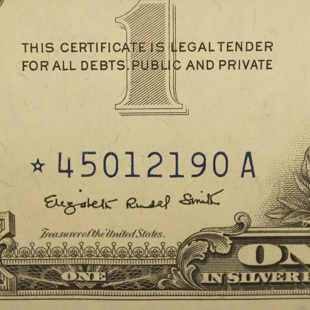 1957A $1 Silver Certificate Star Notes Sequential Pair ⭐Consecutive Serial #'s
