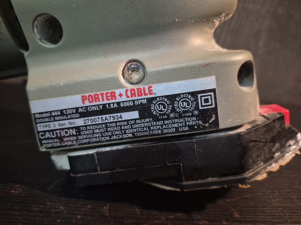 Porter Cable Model 444 120V Profile Sander