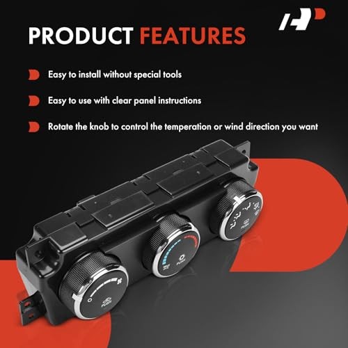 Heater Climate Control Panel Module Compatible with Dodge Ram 1500 2009-2010