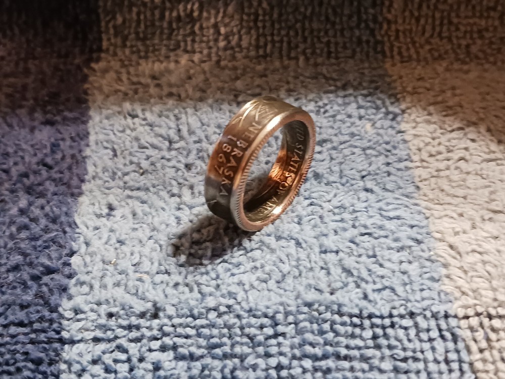 NEBRASKA State Clad Washington Quarters coin ring 6 (2006)