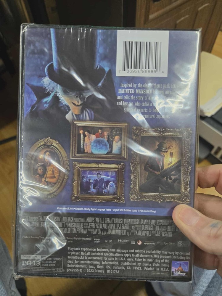 Haunted Mansion (DVD, 2023)