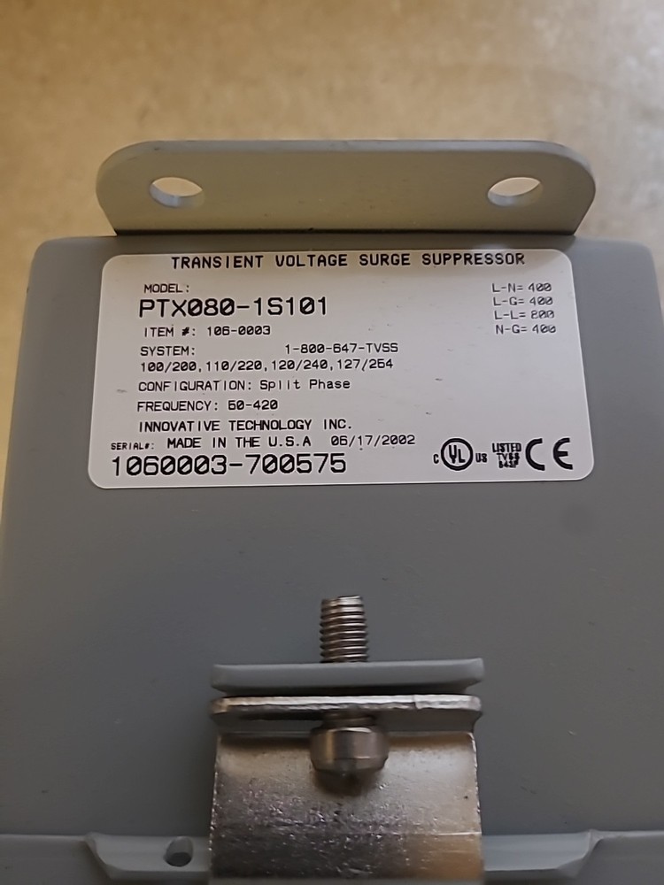 Innovative Technology® Model PTX080-1S101 Split/Surge Protective Device