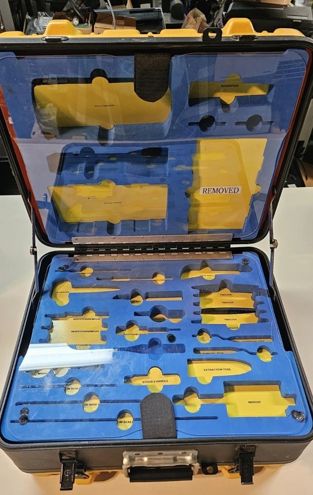 CH Ellis Custom Tool Hard Case - Rugged Molded Service Kit Case with Foam Insert