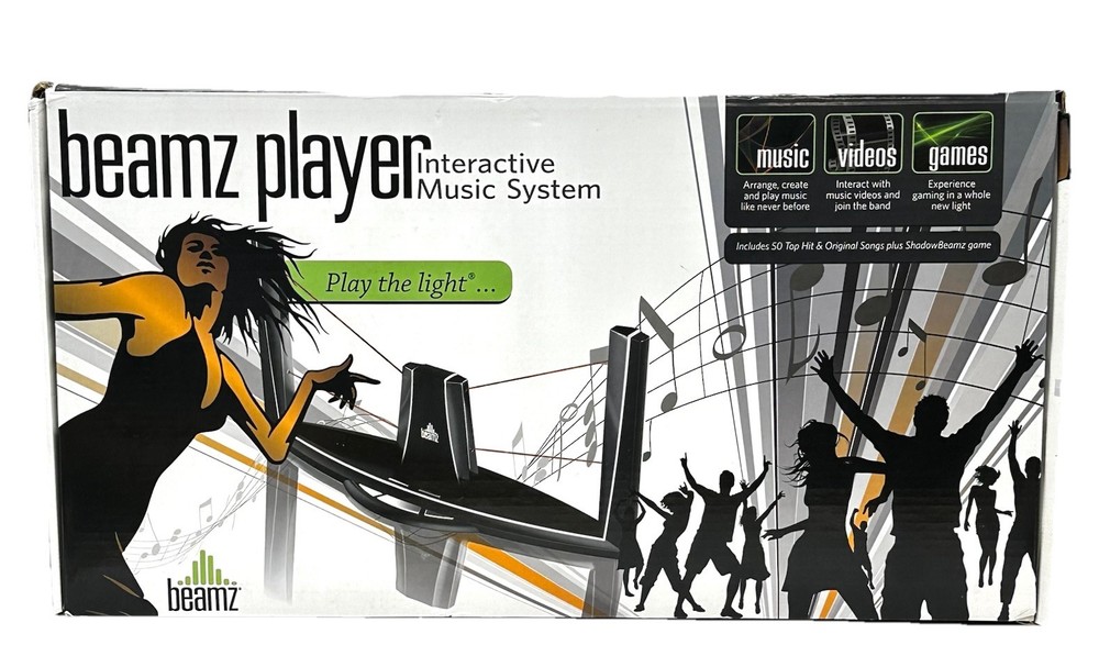 Beamz Player Interactive Music System C4 2010 OPEN BOX MISSING SOFTWARE READ!