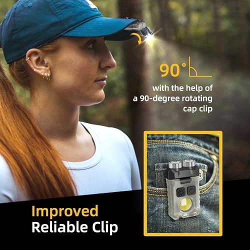 Rechargeable EDC FlashlightPack 100LM Keychain Flashlight with COB 2