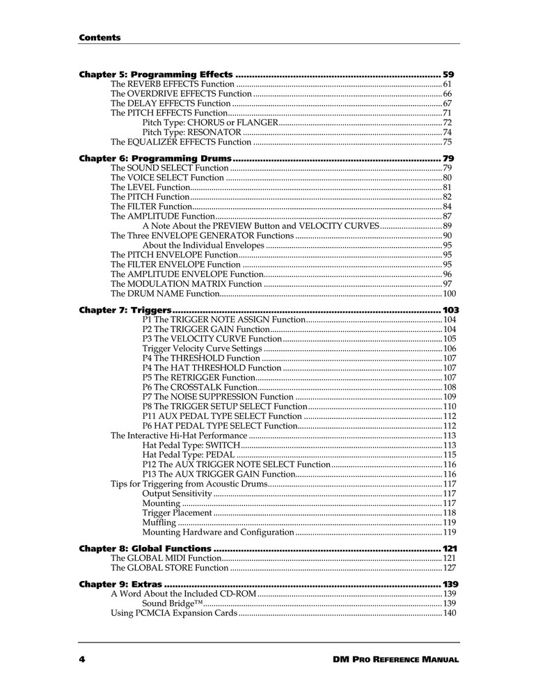 Alesis DM Pro — Reference Manual User Guide Instructions — 173 Pages — USA Made