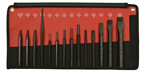 Mayhew Pro 61044 Punch and Chisel Kit,  14-Piece