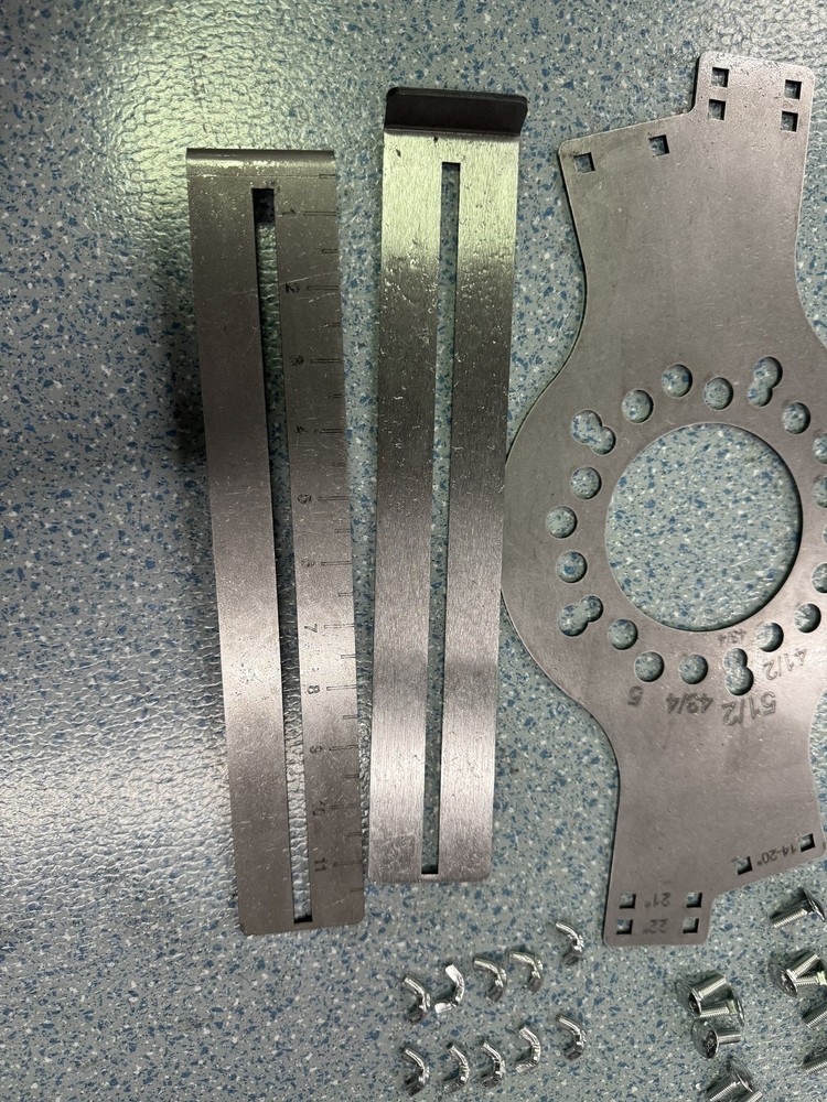 Wheel Fitment Testing Tool Silver 14"-20" 5-Lug Pattern New