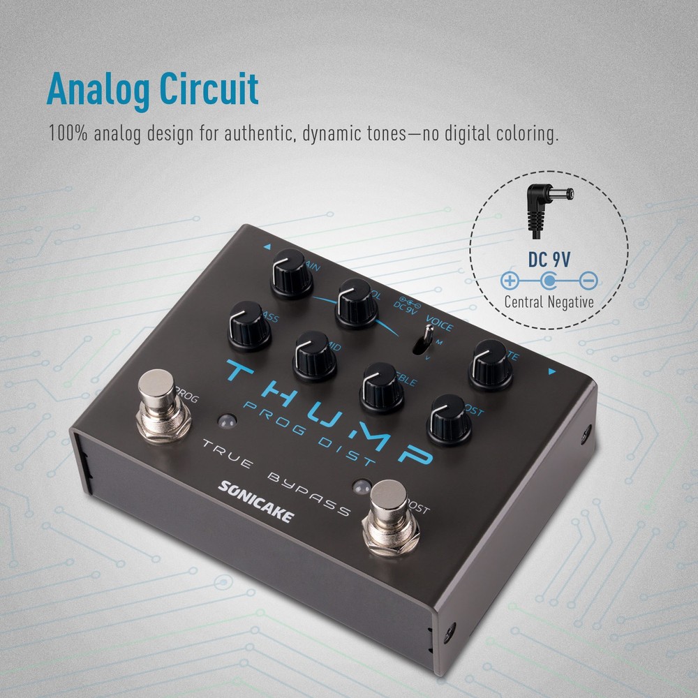 Sonicake Thump High-Gain Distortion Pedal