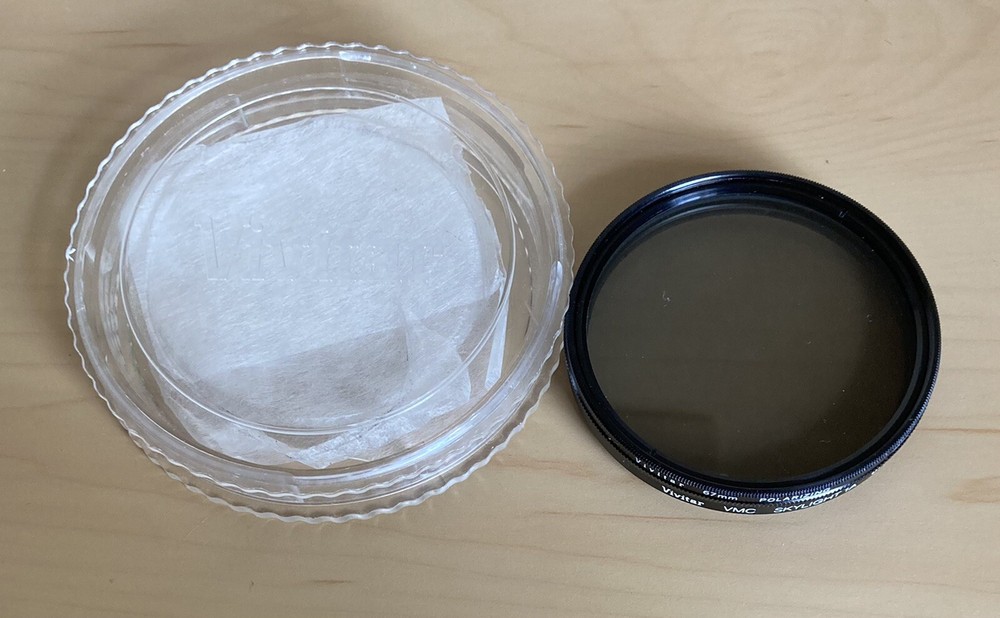 VIVITAR 46MM SKYLIGHT CLEAR FILTER With Case Nice! Izumar 55.O With Case