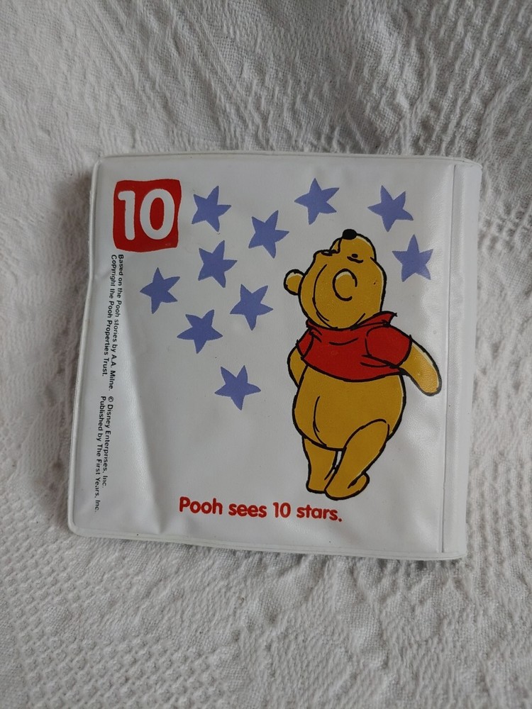 Winnie The Pooh's First Numbers Soft Bath Book Plastic