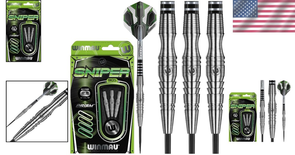 90% Tungsten Darts Set with Prism Flights=