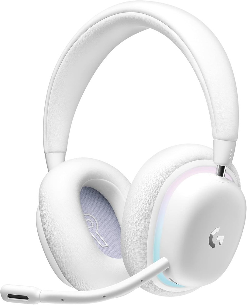 Logitech G735 Wireless Bluetooth Gaming Headset + Mouse Pad White