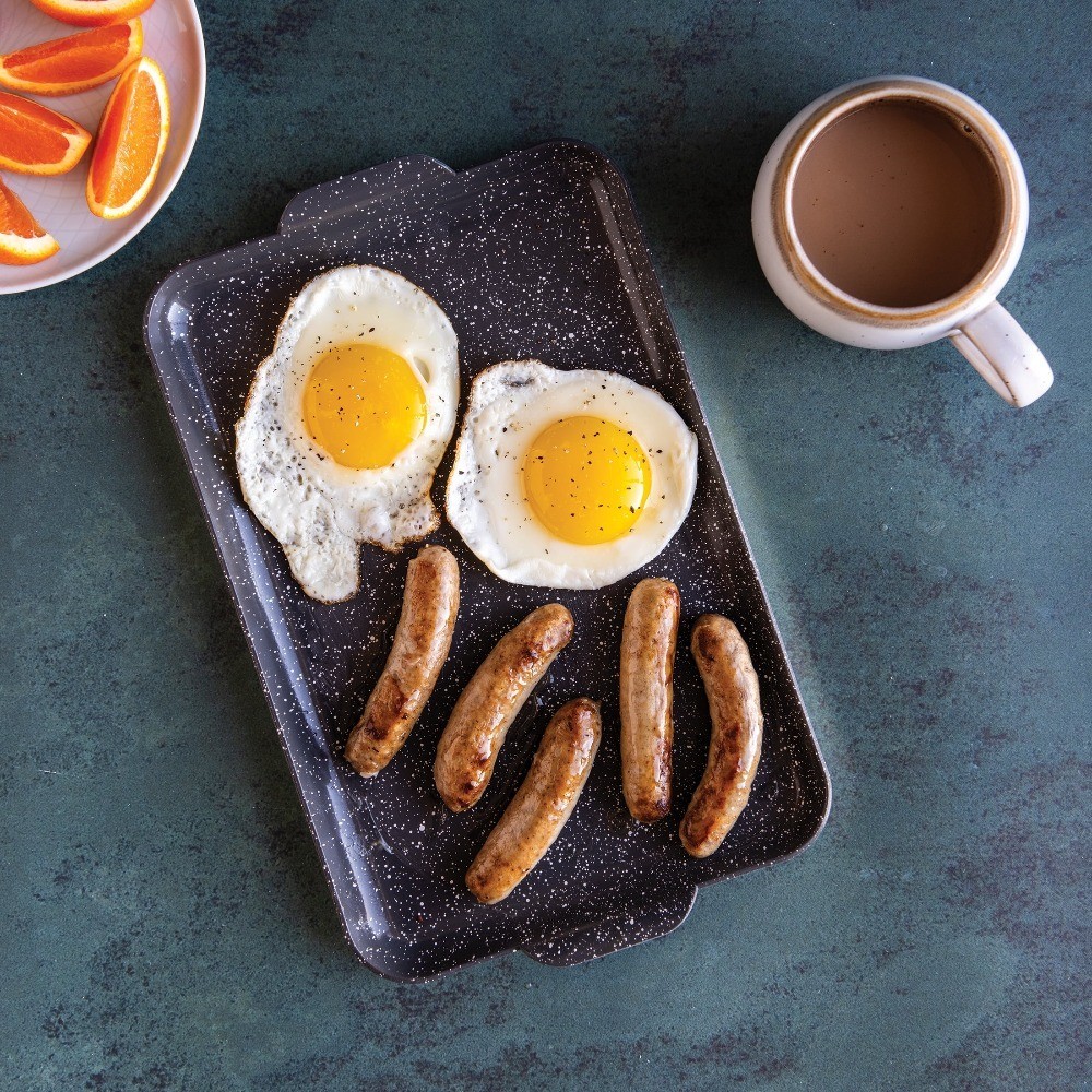 Rectangular Ceramic Nonstick Aluminum Mini Griddle Pan 11.5 x 7.2 Inch