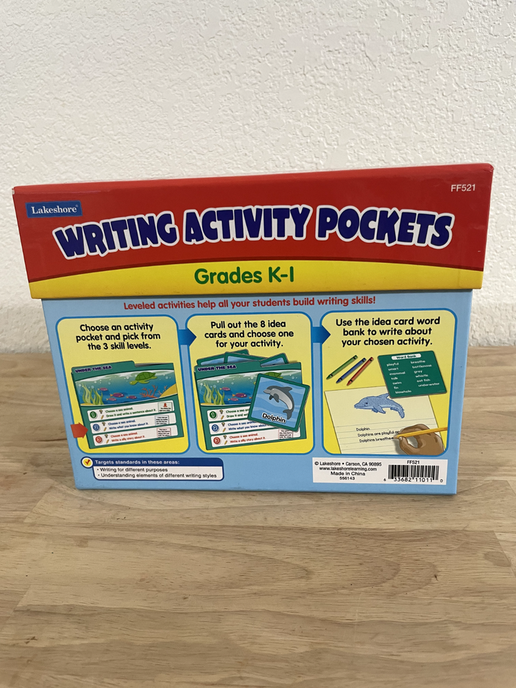 Lakeshore Writing Activity Pockets Grades K-1