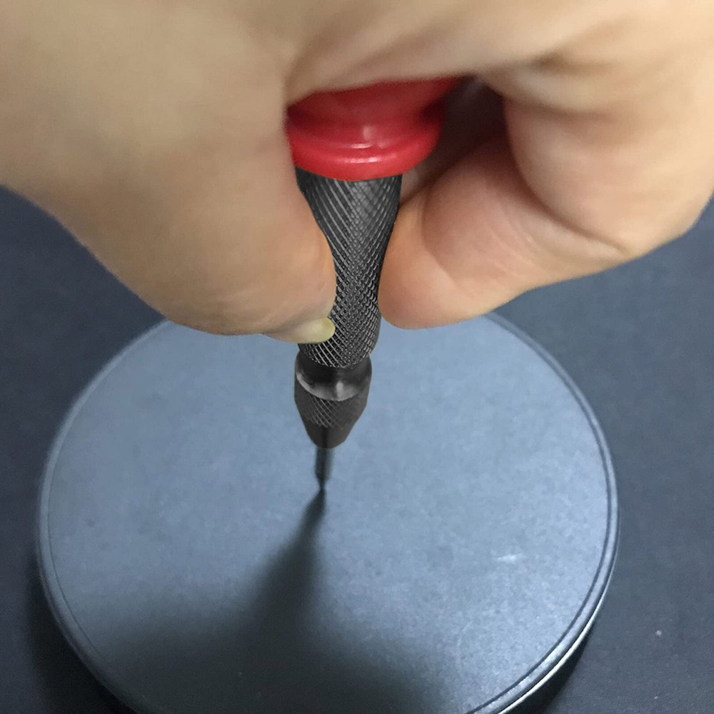 2PC Automatic Center Punch Strikes Surface Hammer Spring Loaded Window Breaker