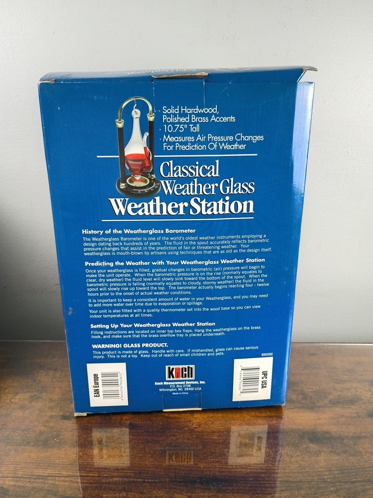 Classical Weather Glass Weather Station