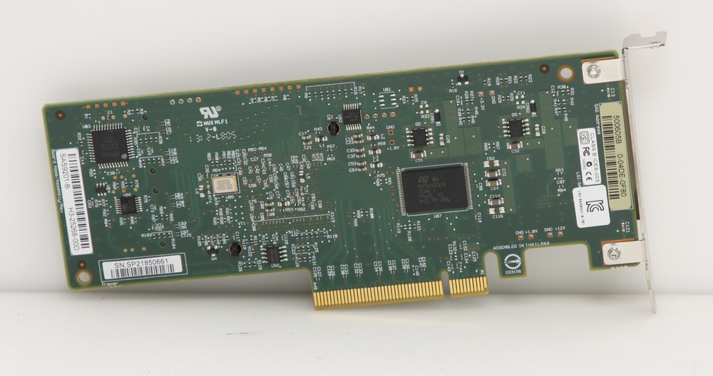 LSI SAS9201-8i 6Gbps SAS/SATA PCI-e RAID Controller Card - Low Profile.