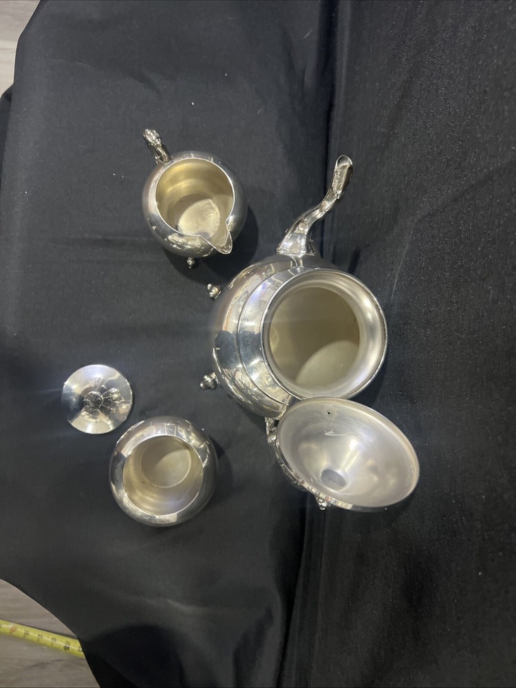 antique silver plated tea set