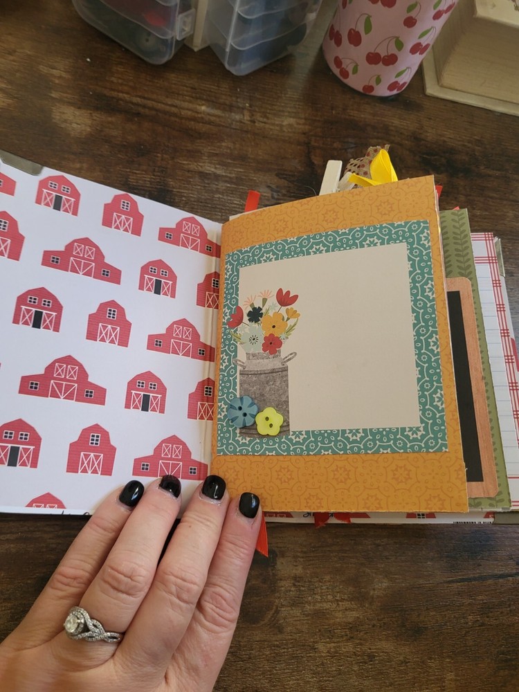 Farmhouse Kitchen Journal With Tags And Charms
